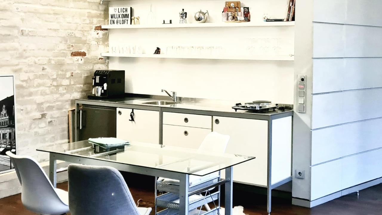 Ferienwohnung Loft im hundertjährigen Backhaus Leipzig Exterior foto
